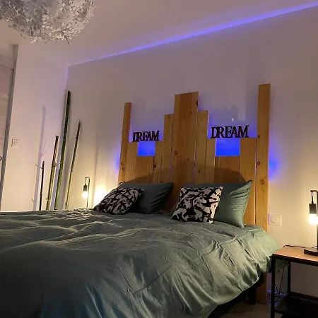 Reve De Panda Avec Sauna Et Jacuzzi Privatif Lägenhet *